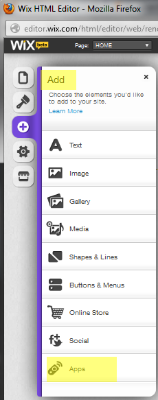 Add Apps