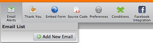 adding a new email